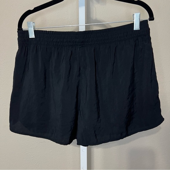 Zara Black Athletic Shorts Lightweight Elastic Waist - Picture 3 of 3